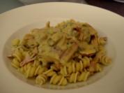 Käsesoße mit Champignons - Rezept