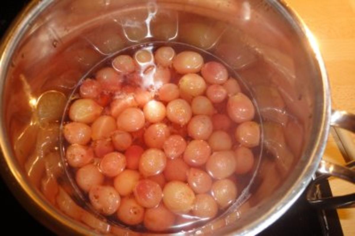 Nektarinen-Trauben-Marmelade mit Pistazien - Rezept - Bild Nr. 4