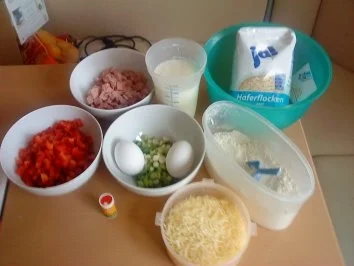 Rezept: Pizza-Muffins Pizza-Muffins - Rezept