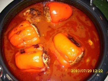 Fleisch: Gefüllte Paprika - Rezept