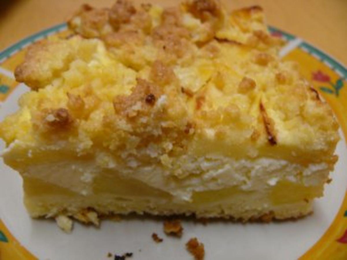 Apfel-Quark-Kuchen vom Blech - Rezept