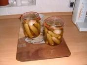 Selbsteingelegte Gurken - Rezept