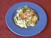 Bohnenauflauf mit Putenmedaillons - Rezept