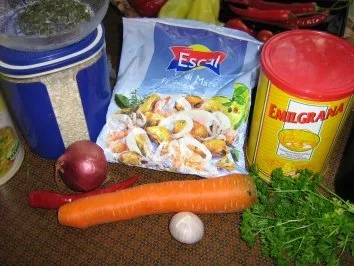 Kräuterrisotto mit Meeresfrüchten - Rezept - Bild Nr. 2