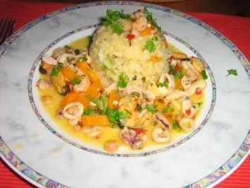 Kräuterrisotto mit Meeresfrüchten - Rezept - Bild Nr. 7