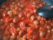 Tomatenpfanne mit Merguez - Rezept
