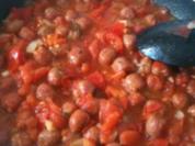 Tomatenpfanne mit Merguez - Rezept
