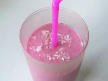 Getränk: Himbeer-Kokos-Shake - Rezept