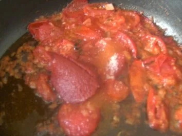 EierSpätzle  in   einer leckeren Tomatensoße - Rezept - Bild Nr. 4