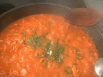 EierSpätzle  in   einer leckeren Tomatensoße - Rezept - Bild Nr. 7