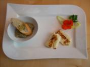 Halloumi an Auberginenpüree - Rezept