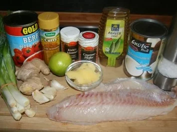 Rezept: Fisch: Fischcurry mit Ingwer Bild Nr. 2 Fisch: Fischcurry mit Ingwer - Rezept - Bild Nr. 2