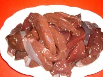 Rezept: Kalbsleber in Pflaumensauce... Kalbsleber in Pflaumensauce... - Rezept