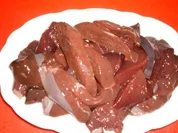 Kalbsleber in Pflaumensauce... - Rezept