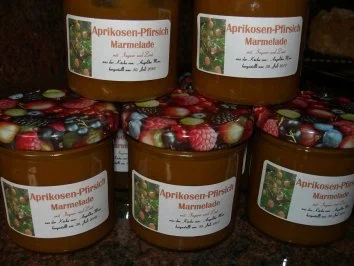 Rezept: M+G: APRIKOSEN - PFIRSICH - MARMELADE Bild Nr. 2 M+G: APRIKOSEN - PFIRSICH - MARMELADE - Rezept - Bild Nr. 2