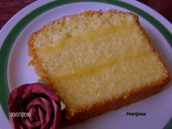 Sandkuchen mit Lemon Curd-Füllung - Rezept