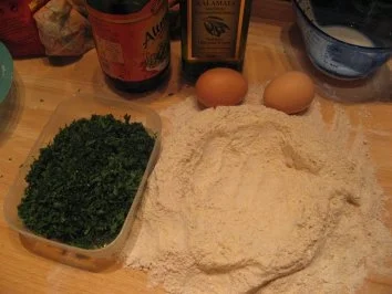 Nudeln- Grün für die Sonntagsgäste - Rezept