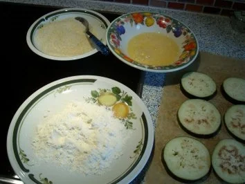 Rezept: Fritierte Aubergine Bild Nr. 2 Fritierte Aubergine - Rezept - Bild Nr. 2