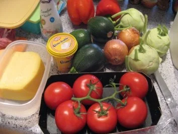 Rezept: Gemüse- Quer durch den Garten gratiniert Bild Nr. 2 Gemüse- Quer durch den Garten gratiniert - Rezept - Bild Nr. 2