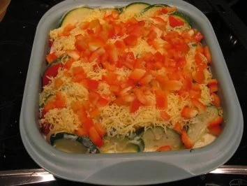 Rezept: Gemüse- Quer durch den Garten gratiniert Bild Nr. 4 Gemüse- Quer durch den Garten gratiniert - Rezept - Bild Nr. 4