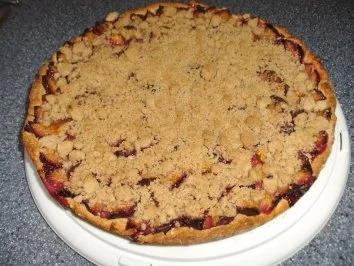 Zwetschgen-Nektarinenkuchen mit Zimtstreuseln - Rezept - Bild Nr. 2