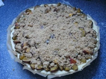 Zwetschgen-Nektarinenkuchen mit Zimtstreuseln - Rezept - Bild Nr. 5