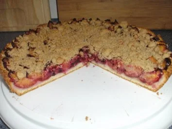 Zwetschgen-Nektarinenkuchen mit Zimtstreuseln - Rezept - Bild Nr. 3