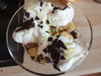 Schokomilchreis "Birne Helene" - Rezept