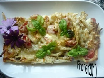 Makkaroni-Pizza mal ganz anders - Rezept