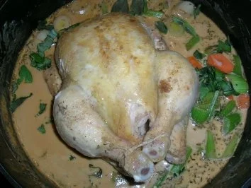 Maispoularde mit Mascarpone Sauce an lauwarmen Fenchelsalat - Rezept - Bild Nr. 6