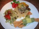 Maispoularde mit Mascarpone Sauce an lauwarmen Fenchelsalat - Rezept