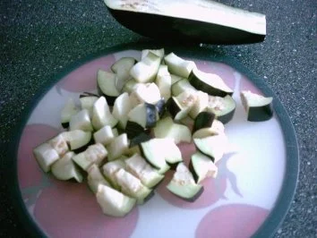 Kichererbsen - Auberginen - Salat - Rezept - Bild Nr. 3