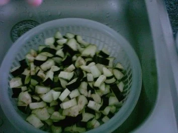 Kichererbsen - Auberginen - Salat - Rezept - Bild Nr. 4