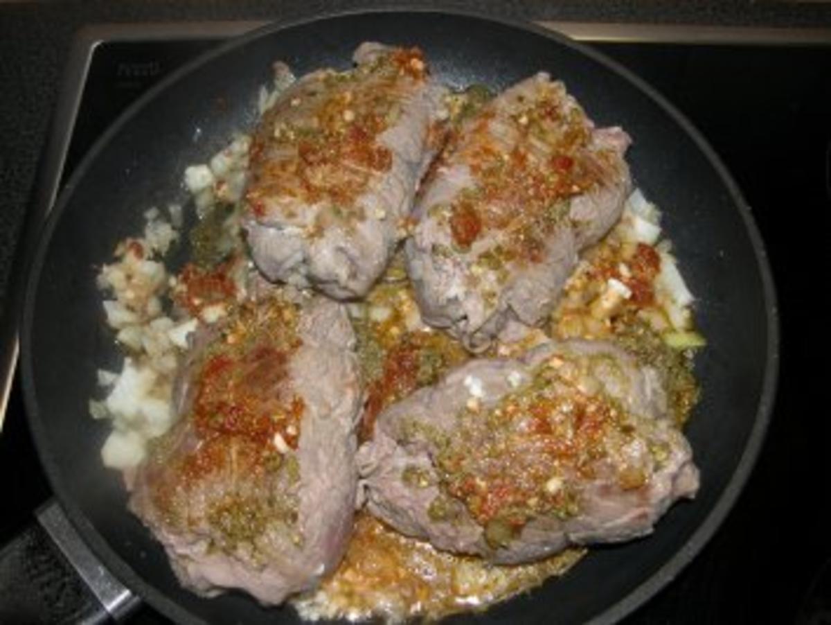 Kalbspäckchen nach mediterrane Art - Rezept - Bild Nr. 2