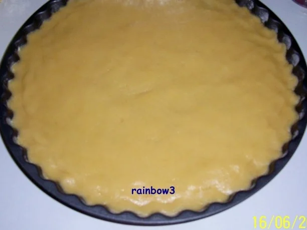 Rezept: Backen: Obsttortenboden - Mürbeteig, Grundrezept Bild Nr. 3 Backen: Obsttortenboden - Mürbeteig, Grundrezept - Rezept - Bild Nr. 3