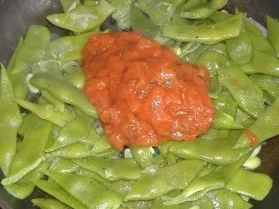 Mariniertes Ochsenfilet auf Bohnen-Tomatengemüse mit Senfsauce - Rezept - Bild Nr. 5