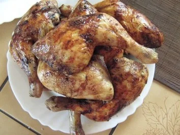Hähnchenkeulen aus dem Ofen - Rezept