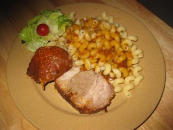 Mit Hackfleisch gefüllter Rollbraten - einfach - von rosinenschneckele