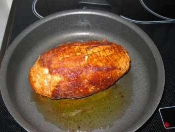 Mit Hackfleisch gefüllter Rollbraten - Rezept - Bild Nr. 2