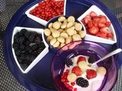 Kaffeecreme mit gemischten Beeren - Rezept