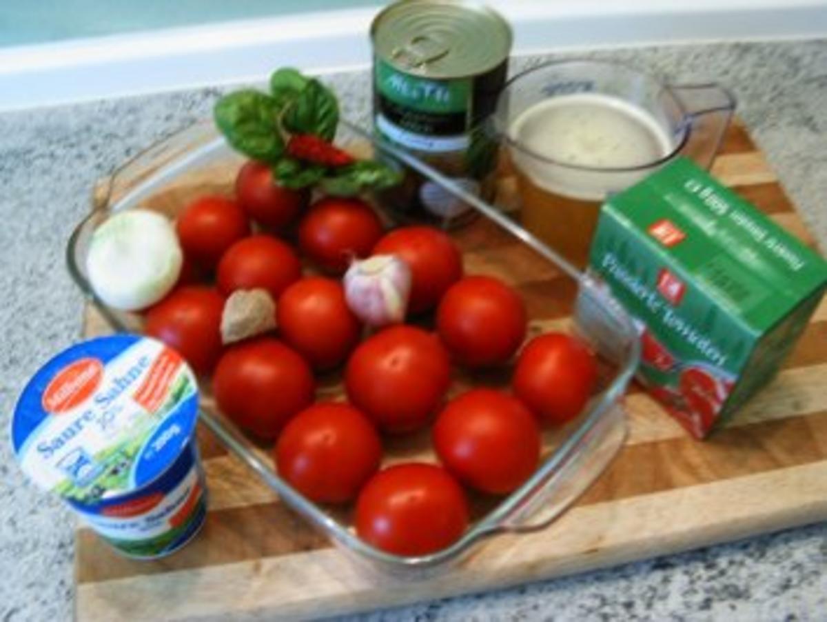 Tomatensuppe aus frische Gartentomaten - Rezept - Bild Nr. 2