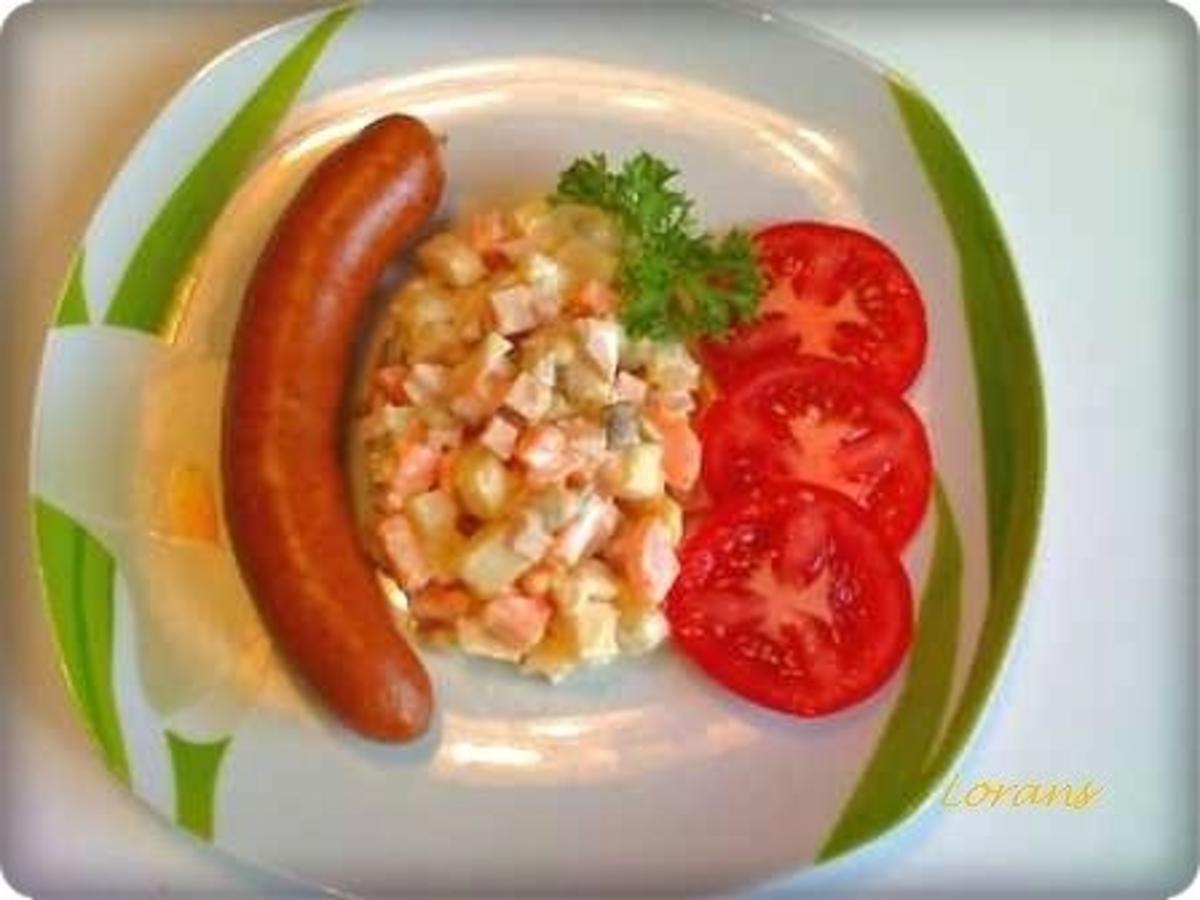 Salat: Kartoffelsalat mit Krakauer Würstchen - Rezept - Bild Nr. 8