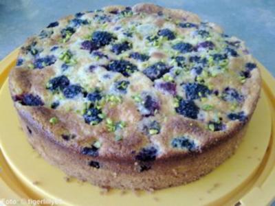 Brombeerkuchen mit Creme-fraiche-Guss - Rezept