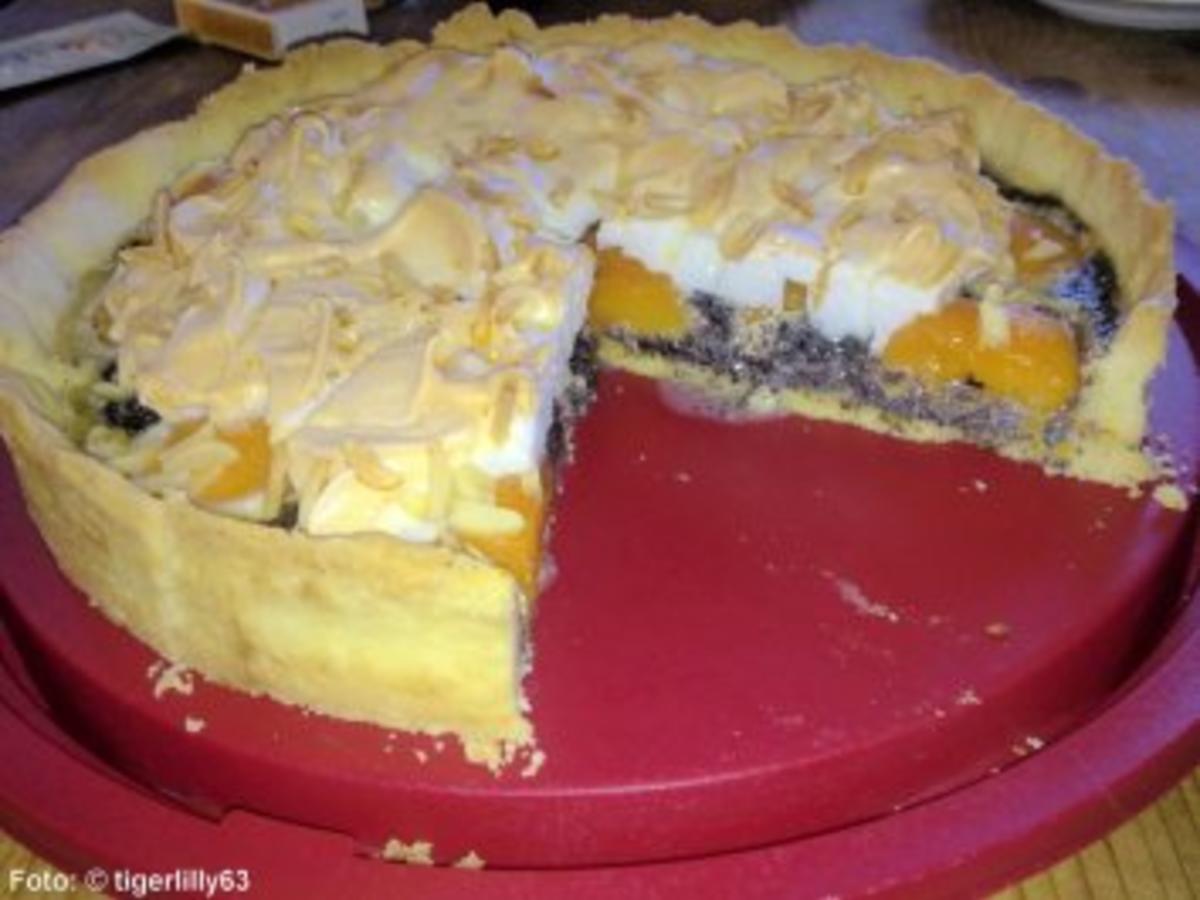 Mohnkuchen mit Aprikosen - Rezept mit Bild - kochbar.de