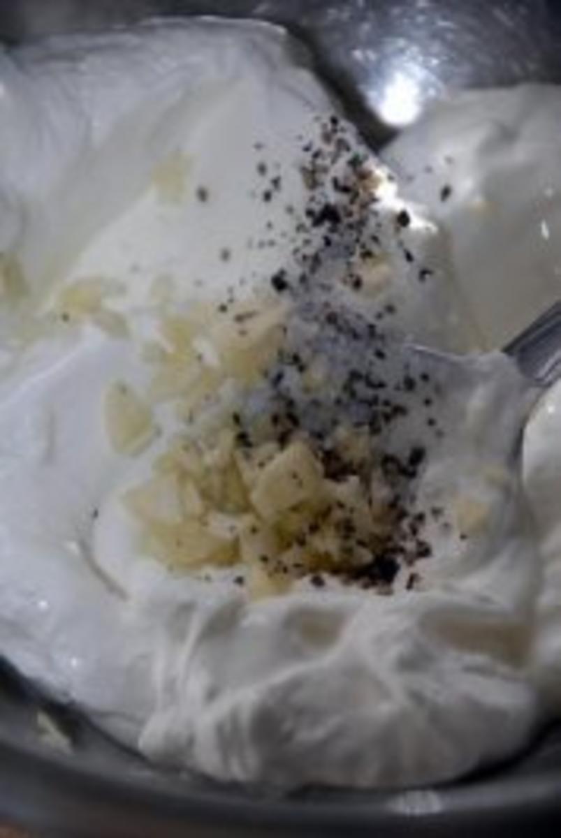 Gebackene Süßkartoffel mit Joghurthaube - Rezept - Bild Nr. 5