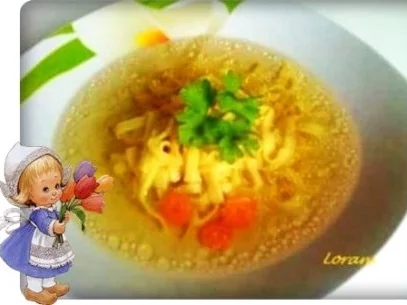 Rindfleischsuppe - Basis für eine Fleischbrühe - Rezept