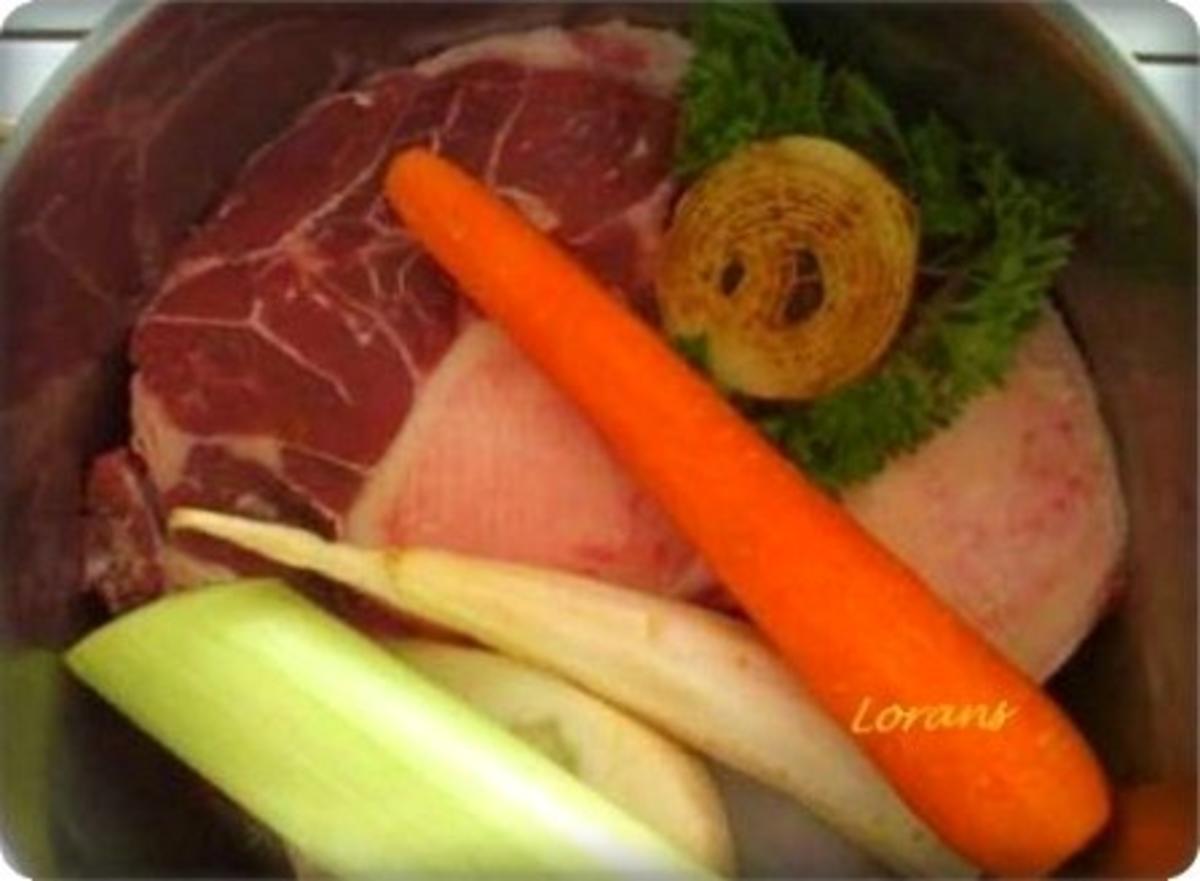 Rindfleischsuppe - Basis für eine Fleischbrühe - Rezept - Bild Nr. 8