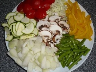 Gemüsekuchen mit Quark-Öl-Teig - Rezept - Bild Nr. 8