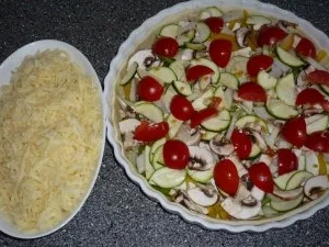 Gemüsekuchen mit Quark-Öl-Teig - Rezept - Bild Nr. 9