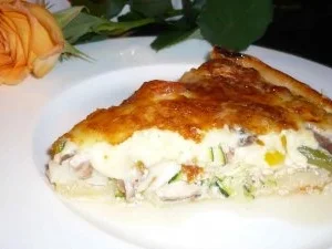 Gemüsekuchen mit Quark-Öl-Teig - Rezept